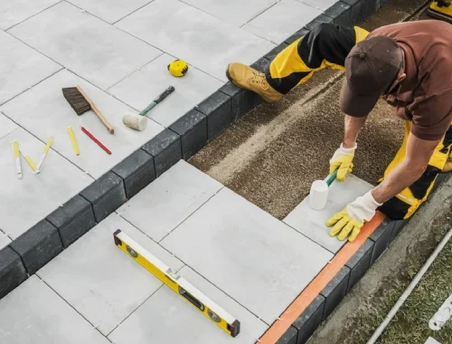 Hard landscaping and earthworks for commercial external works