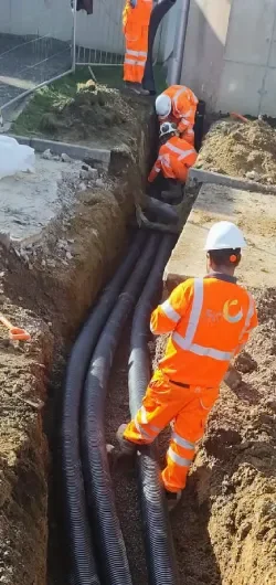 Civil engineering services covering drainage, groundworks, concrete and labour supply